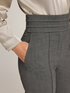 Cigarette pants with topstitching image number 3
