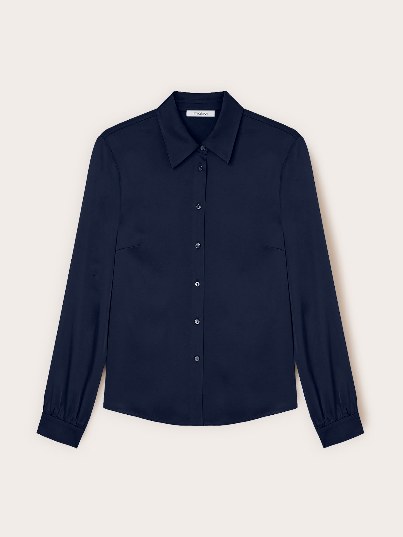 Chemise en satin de viscose image number 3