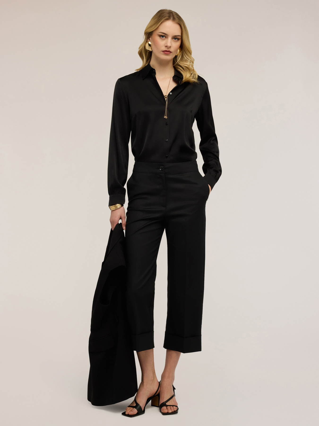 Viskose-Satin-Bluse image number 2