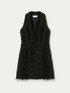 Robe gilet effet plumes Smart Couture image number 3
