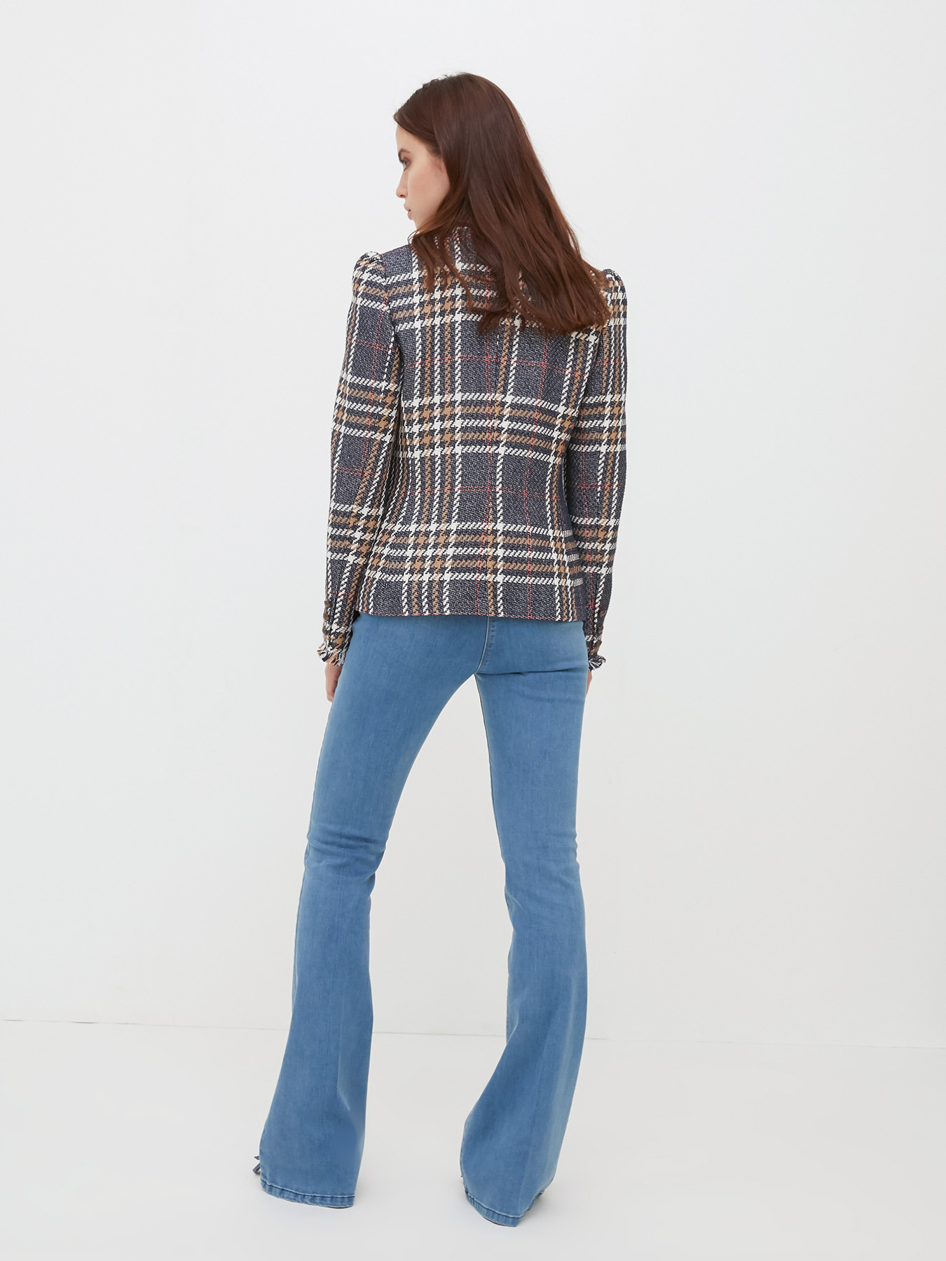 Giacca blazer fantasia check image number 1