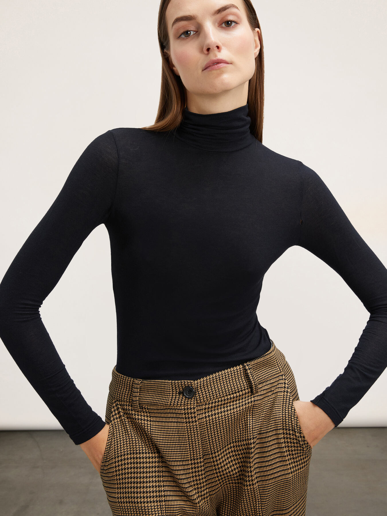 Modal blend turtleneck image number 2