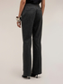 The Tailoring Lab pinstriped flared trousers image number 2