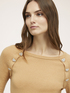 Pullover with jewel buttons image number 0