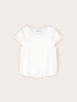 Two-material T-shirt image number 3