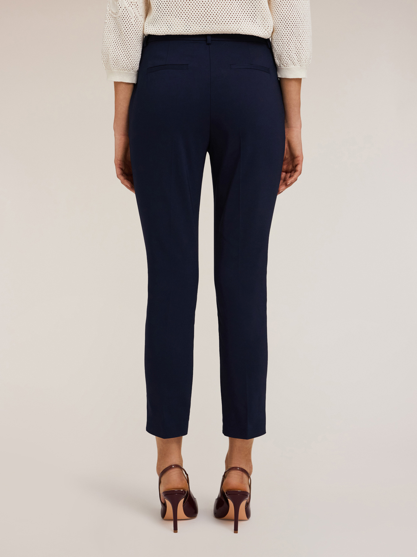 Pantaloni regular in tessuto tecnico image number 1