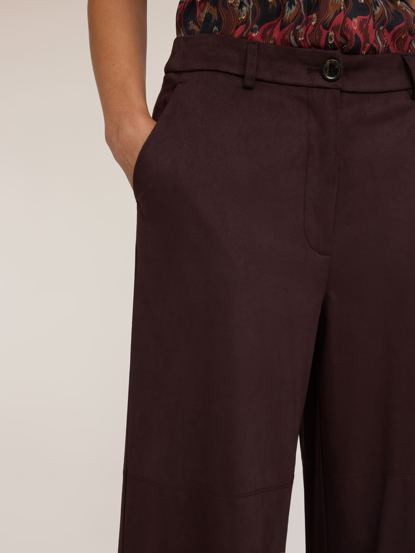 Pantaloni palazzo a vita alta image number 3
