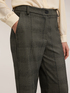 Checked wide-leg trousers image number 3