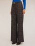 Pantalon palazzo teint en fil image number 3