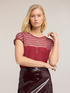 Striped linen blend sweater image number 1