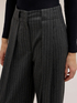 Pinstripe palazzo pants The Tailoring Lab image number 3