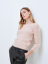 Angora blend sweater with rhinestones image number 0