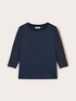 Two-material T-shirt image number 3
