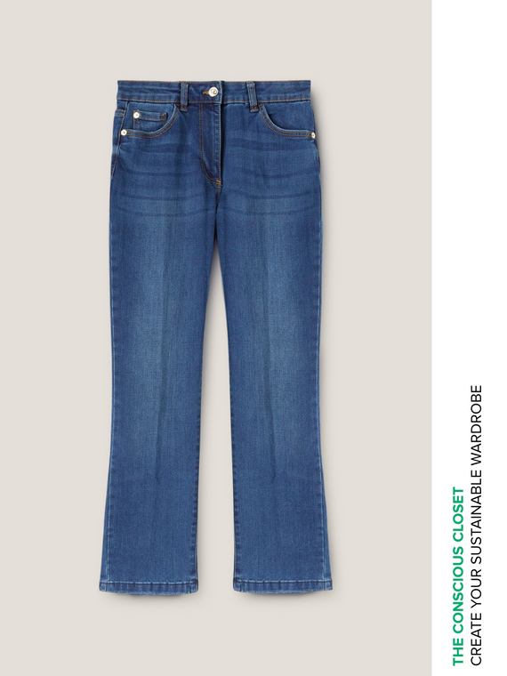 Mid blue regular jeans