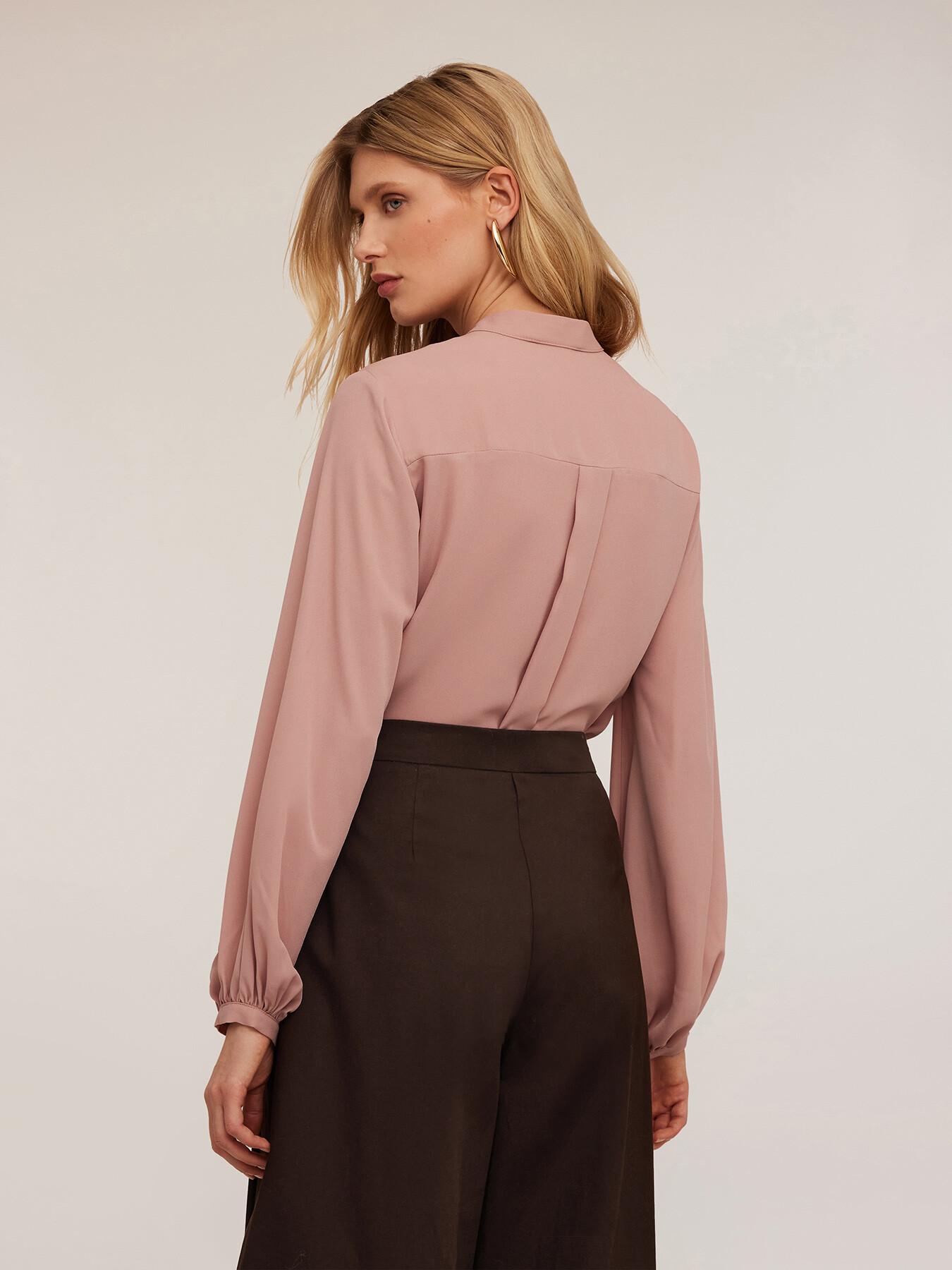 Camicia con rouches image number 2