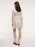 Short dress with lace belt image number 1