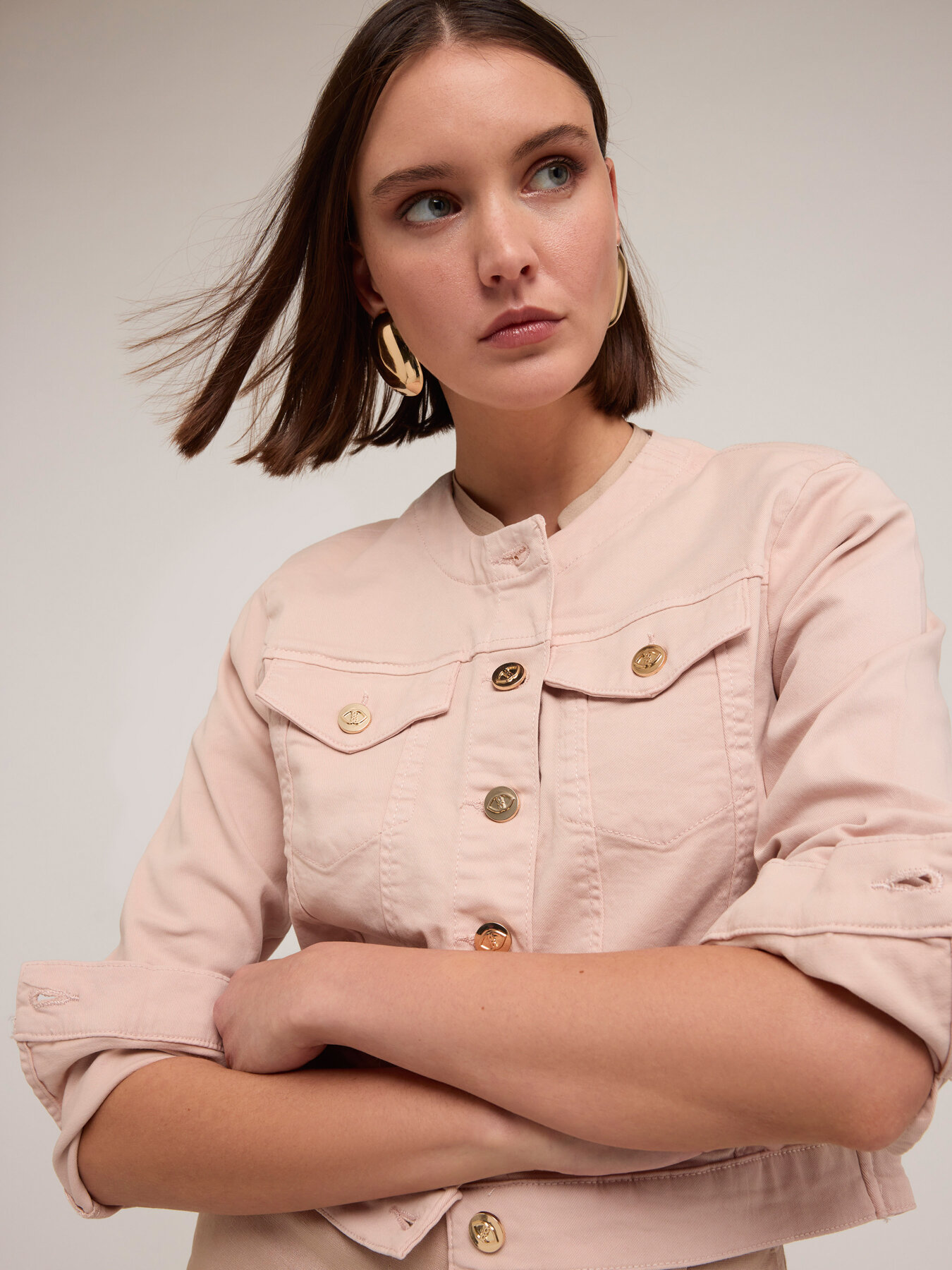 Blousonjacke aus Drillich image number 3