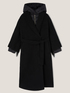 Cappotto lungo con frange e piumino interno image number 4