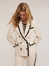 Blazer doppiopetto con bordi image number 2