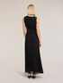 Langes Kleid aus Georgette mit Cut-outs image number 1