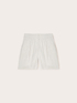 Pinstripe linen lurex shorts image number 4