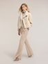 Flare pants with pressed crease image number 0
