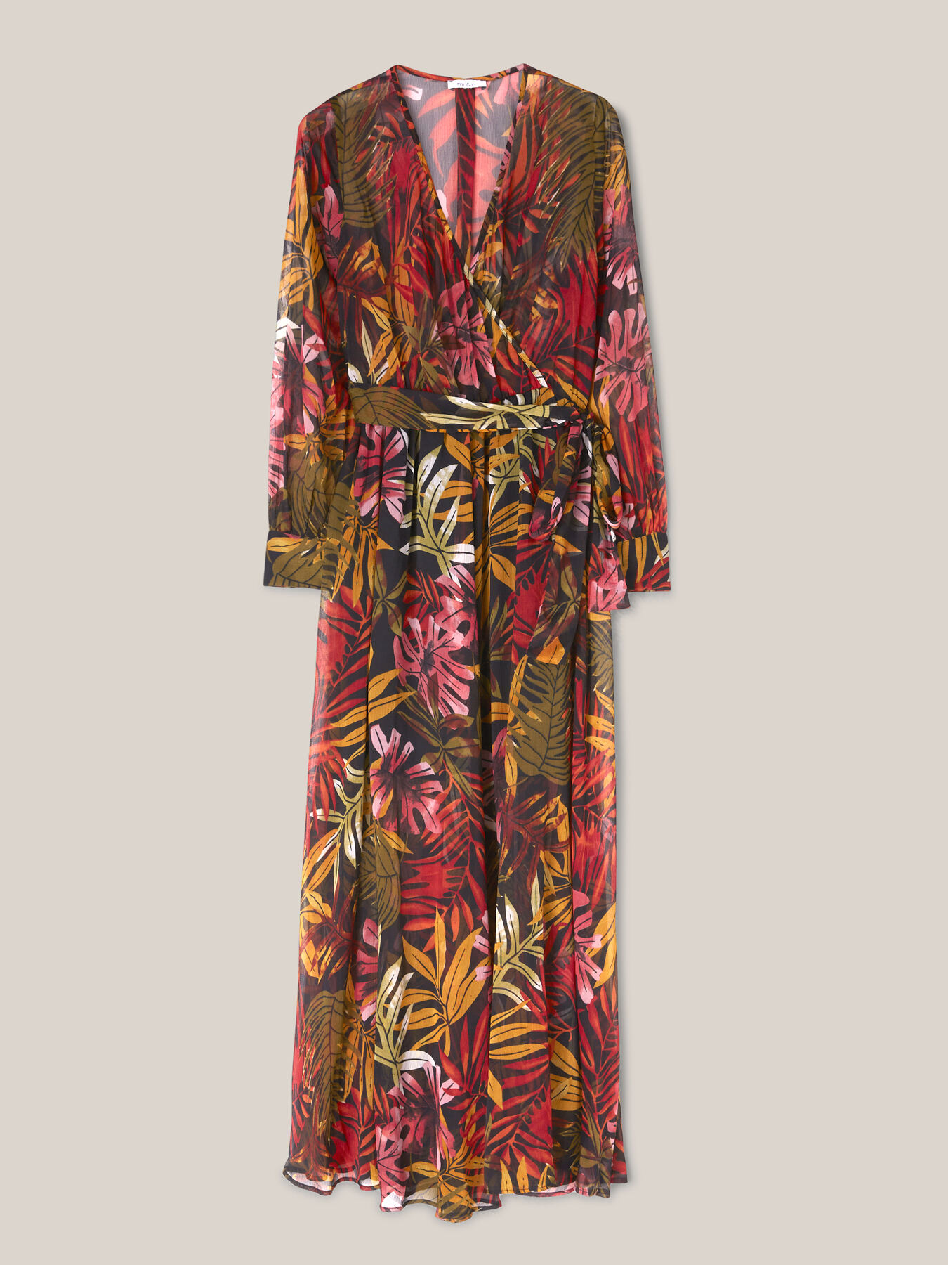 Robe longue à imprimé jungle image number 3