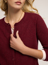 100% cashmere knitted cardigan image number 3