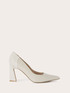 Pointed toe pumps with block heel image number 1
