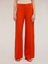 Pantaloni wide leg misto lino image number 1