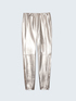 Pantalon skinny effet cuir lamé image number 3