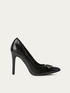 Double Love faux patent leather court shoes image number 0