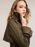 Zweireihiger Trenchcoat aus Baumwoll-Taffeta-Mix image number 1
