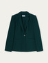 Blazer stretch culoare uni image number 3