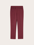 Regular fit trousers in milano stitch image number 4