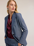 Blazer aus garngef&auml;rbtem Stoff mit spitzem Revers image number 3