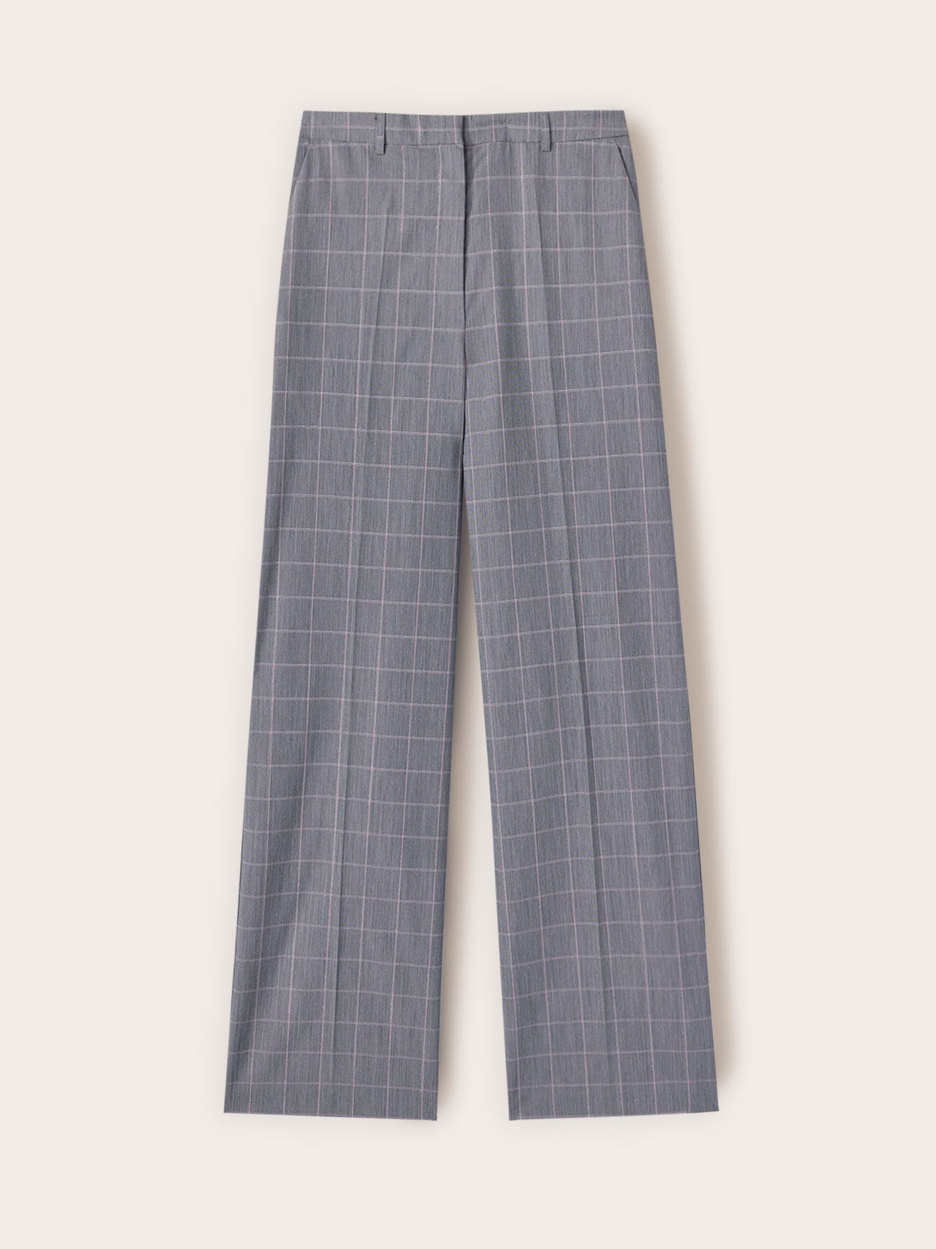 Palazzo-Hose mit Prince-of-Wales-Muster image number 4