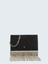 Borsa a tracolla con frange metalliche image number 0