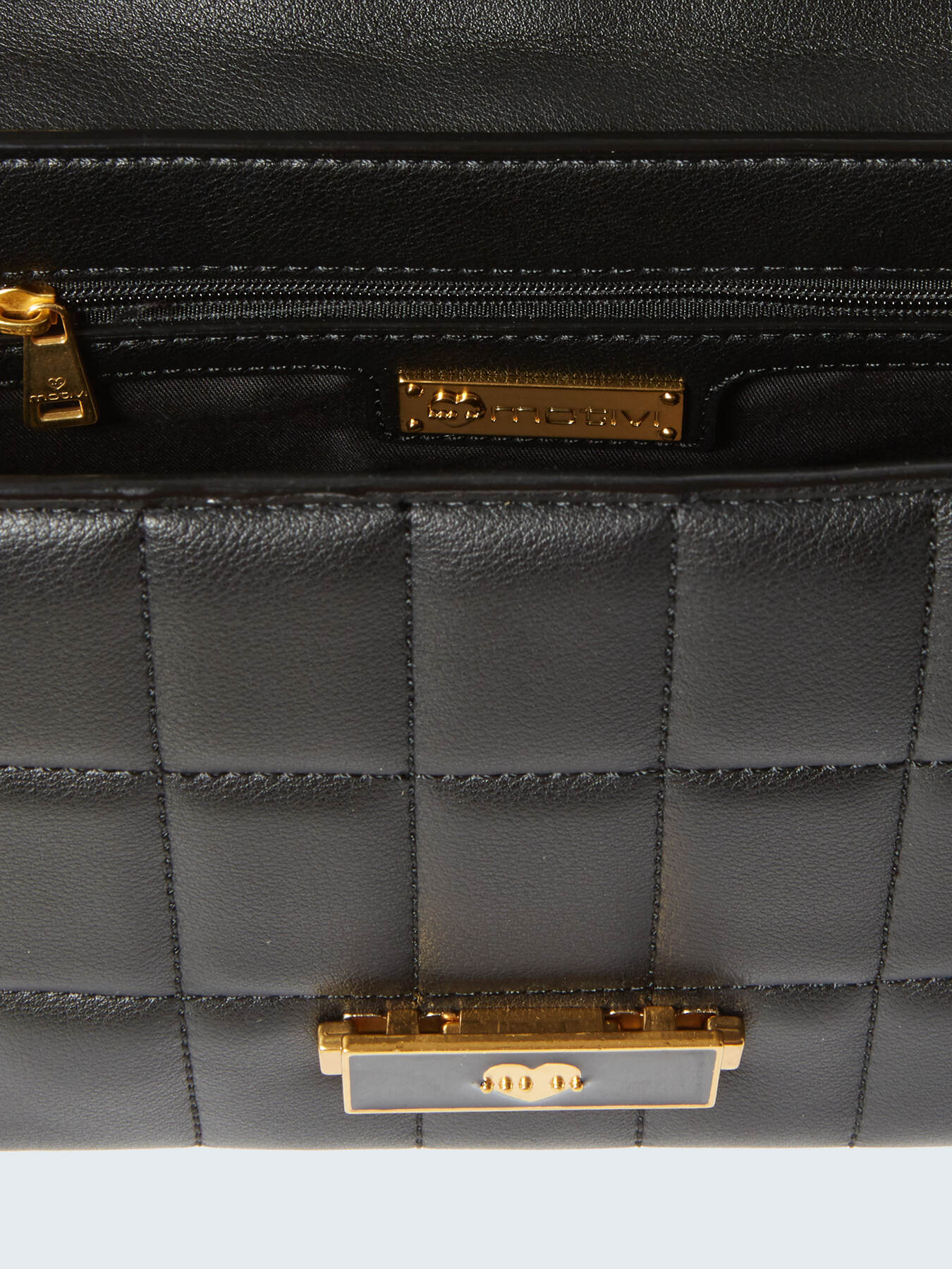 Borsa a tracolla effetto trapuntato image number 4