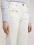 Ausgestellte Hose aus Baumwolldrill image number 3