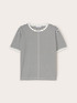 T-shirt in cotone a righe image number 4