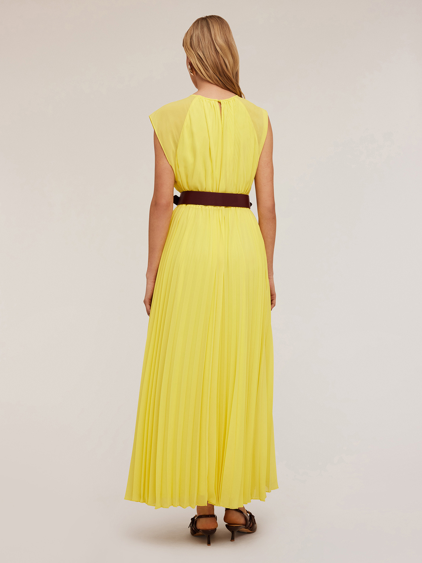 Robe longue pliss&eacute;e image number 1