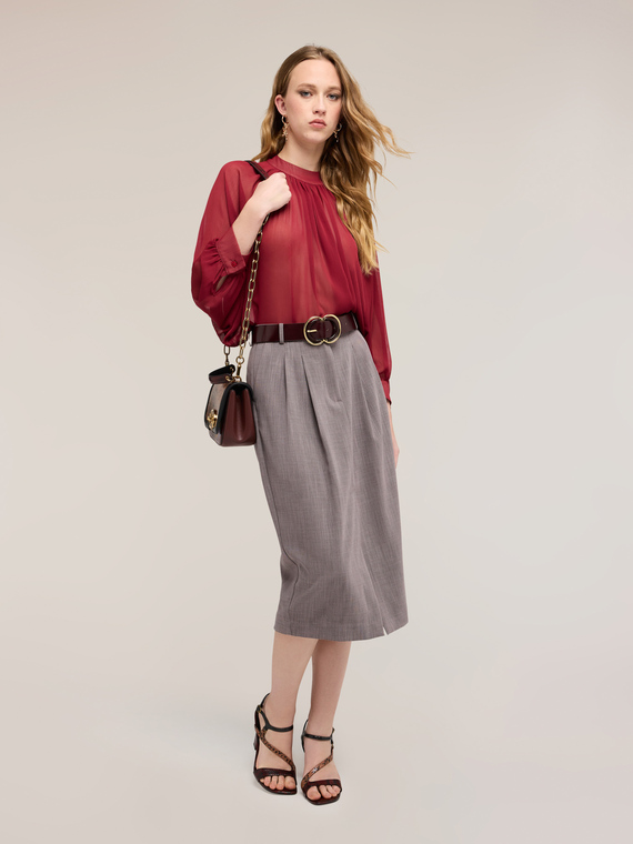 Blouse en georgette