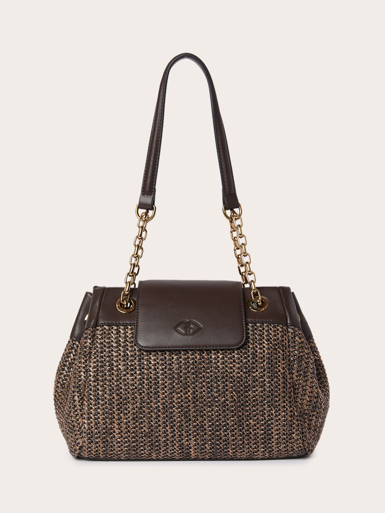 Woven shoulder bag image number 1