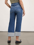 Jean cropped avec broderie image number 1