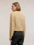 Cardigan ajour&eacute; en m&eacute;lange de laine image number 2