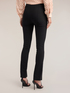 Slim cady trousers with slit image number 1