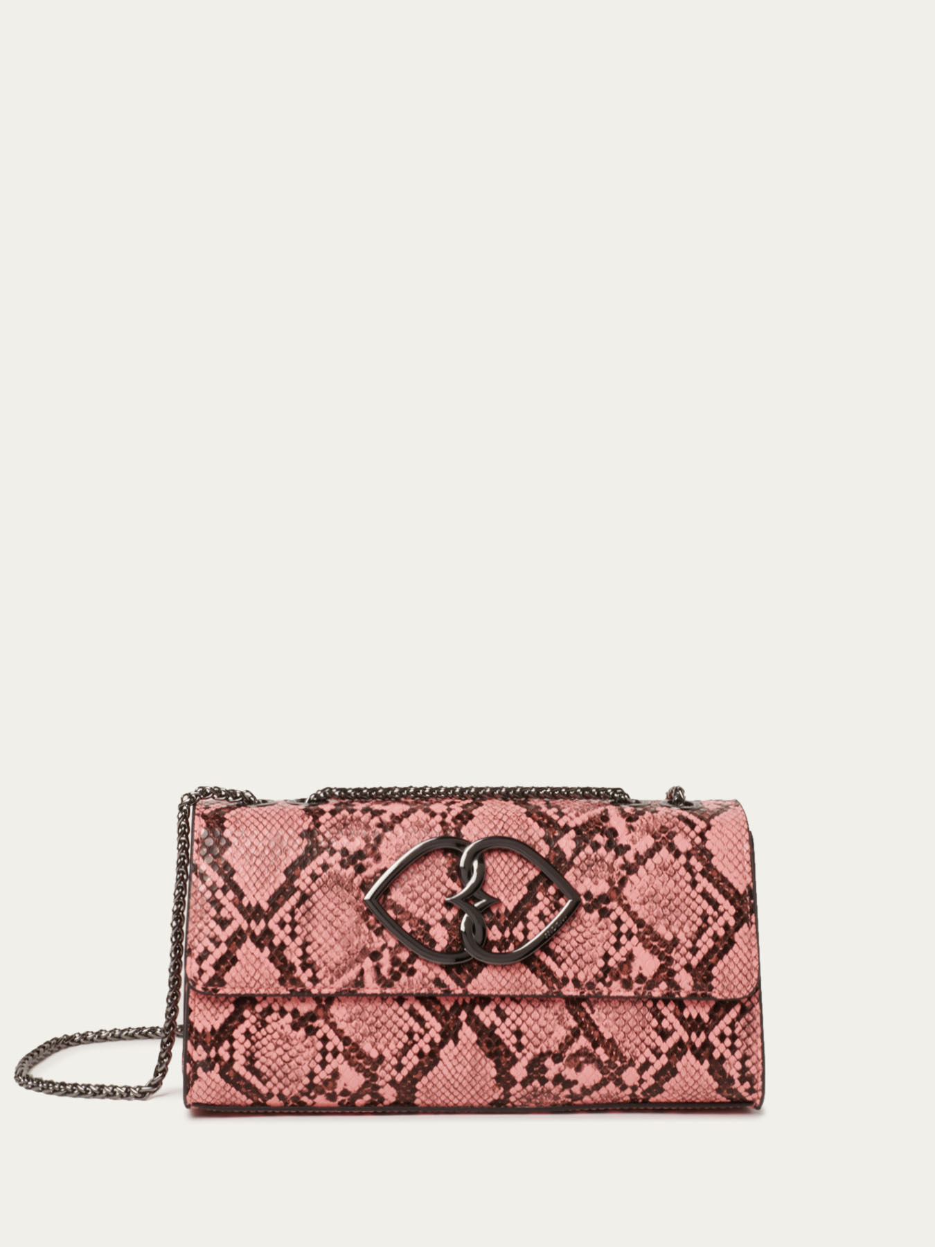 Double love snakeskin pattern Miami bag image number 0