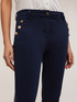 Regular trousers with metal buttons image number 3