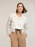 Chaqueta coated efecto sangallo image number 2